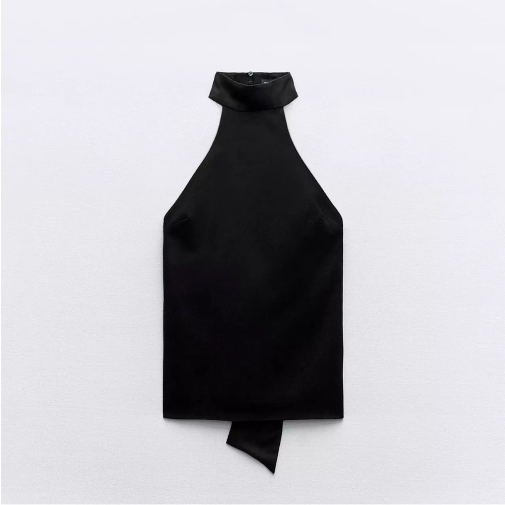 Elegant Black Women's halter top